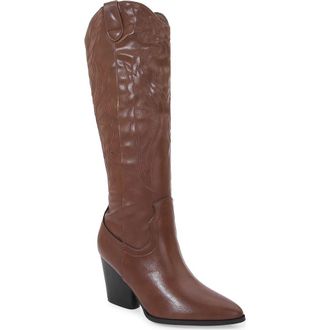 Berness Anamaria Tall Western Boot in Brown at Nordstrom Rack, Size 6.5