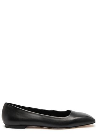 Aeyde Aeyde Ida Leather Ballet Flats - Black - 41 (IT41/ UK8)