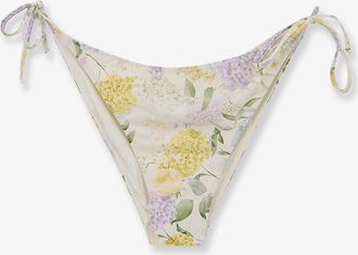 MC2 Saint Barth Slip Bikini Virgo con stampa Lemony Flower - MC2 SAINT BARTH - gender_Woman
