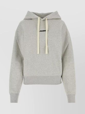 Jil Sander relaxed fit hooded sweatshirt