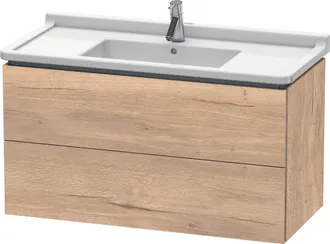 Duravit Duravit L-cube B&acirc;ti-support Lavabo Suspendu, 2 Tiroirs