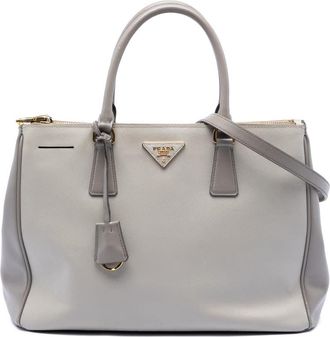 Prada Pre-owned Prada Medium Bicolor Saffiano Lux Galleria Double Zip Satchel Ladies Z8OJNVR55O7IQHZL