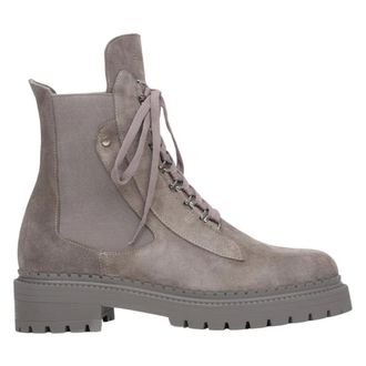 Estro & Luminara Lace-Up Ankle Boots - female - Estro - Lace-up Boots - Gray - 3 UK - Shoes