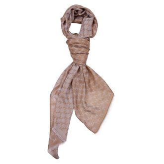 Max Mara Scarves, female, Brown, Size: ONE SIZE Cotton Blend Stole