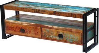 vidaXL Vidaxl - Mobile Porta tv in Legno Massello di Recupero