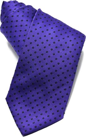 Castangia Stropdas met stippen - Paars