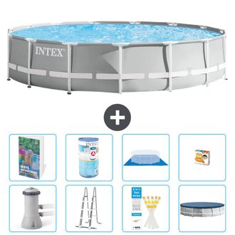 Intex Piscina Prism Frame Redonda - 457x107 Cm - 9-piezas S541