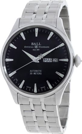 Ball Trainmaster Eternity Automatic Black Dial Watch NM2080D-SJ-BK