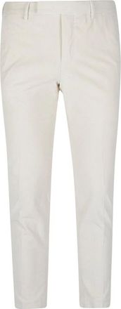Pantaloni Torino Dieci Pant - Heren - Slim Fit Broeken - Wit - L - Katoen - Broeken