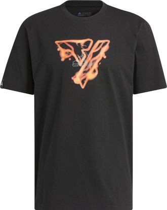 adidas Trae Young Icy Fire Signature T-Shirts Black IM9167