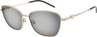 Emporio Armani EA2170 30138G Womens Sunglasses Gold Size 57