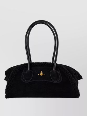 Vivienne Westwood shirley small shearling tote bag