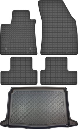 OEM Renault Megane Iv Hatchback Desde Enero De 2016. Juego De Alfombrillas De Goma Para Coche + Alfombrilla Para Maletero