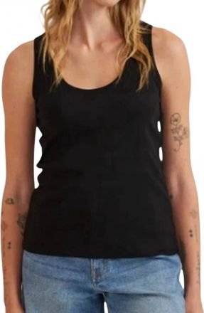 Eddie Bauer Favorite Scoop Neck Sleeveless Tank Top In Black