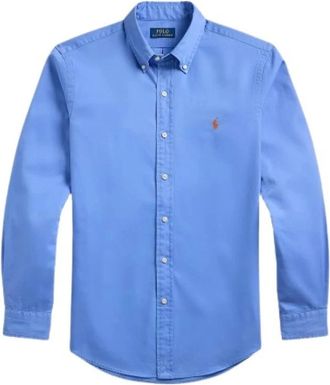 Ralph Lauren Camicia Uomo Ralph Lauren - Heren - Casual Overhemden - Blauw - S - Overhemden