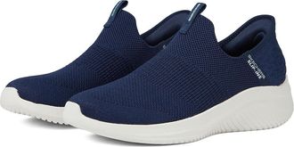 Skechers Ultra Flex 3.0 - Smooth Step Hands Free Slip-Ins Womens Shoes Navy : 6.5 B - Medium, Textile