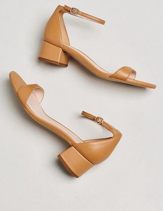 Maeve Ankle-Strap Low Block Heels