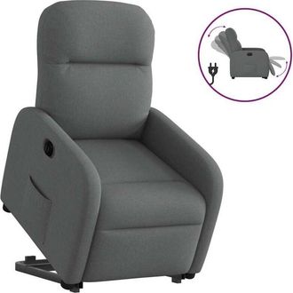vidaXL Vidaxl - Sill&oacute;n El&eacute;ctrico Reclinable Elevable De Tela Gris Oscuro