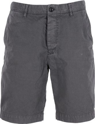 Mr P. Bermudashorts van meneer P. in grijs katoen