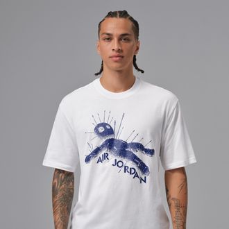 Nike Jordan Mens Jordan AJ1 T-Shirt in White | IQ6962-100