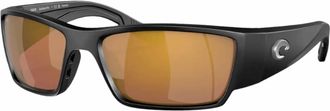 Costa Mens Corbina Pro Polarized Sunglasses In Matte Black Gold Mirror