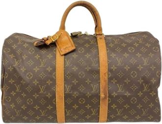 Louis Vuitton Pre-owned Weekend Bags, unisex, Brown, Size: ONE SIZE Pre-owned Vintage Boston Bag