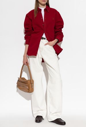 Ami Straight-leg Jeans, Womens, White
