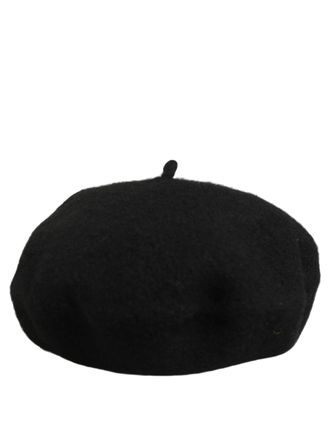 Dolce & Gabbana HAT10015 Wool and Cashmere Beret - Black