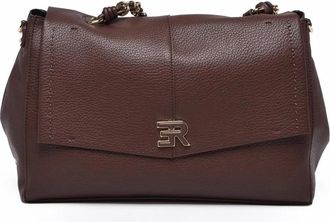 Ermanno Scervino Brown Polyurethane Eba Shoulder Bag