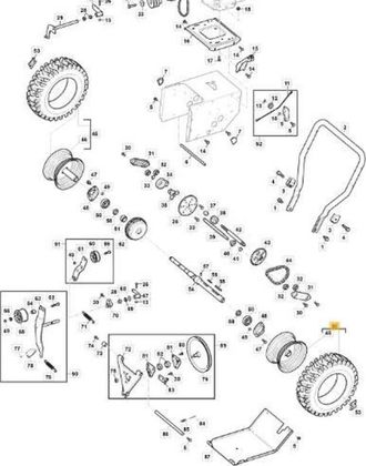 STIGA Sports Rueda Completa Izquierda Original Stiga - 118821098/0