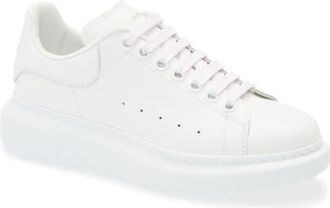 Alexander McQueen Oversize Sneaker in White at Nordstrom, Size 11.5Us