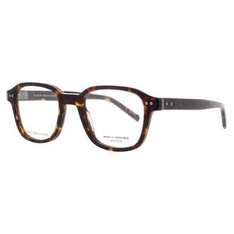 Tommy Hilfiger Mens Tortoise Rectangular Eyeglass Frames Th 1983