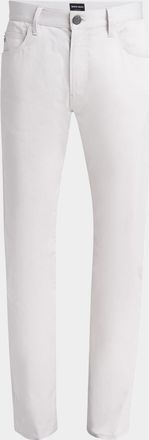 Giorgio Armani Mens 5-Pocket Stretch Cotton Pants