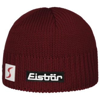 Eisb&auml;r Trop Skipool Hat Pull on Winter Beanie (One Size - Bordeaux)