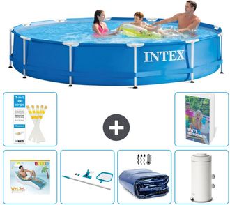 Intex Piscina Con Estructura Redonda - 366x76 Cm - 7-piezas S96