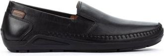 Pikolinos Met de hand gestikte leren instapper voor heren - Heren - Loafers - Zwart - 44 EU - Leer - Schoenen
