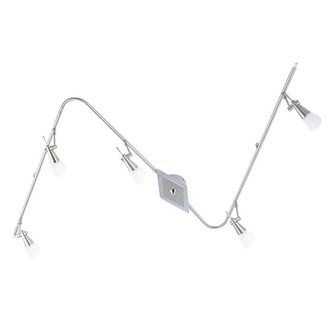 Netlighting Diama Flexi Linear G9 5 Light G9 NickelPolished Chrome in Grey