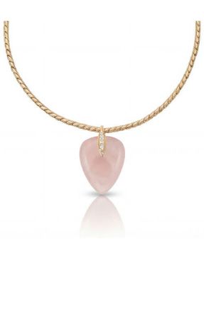 Ettika Solstice Pendant Choker Necklace in Rose Quartz at Nordstrom
