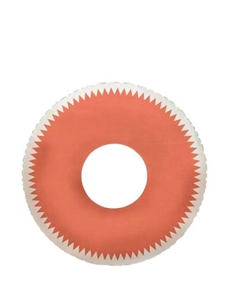 Sunnylife spike-print pool ring - unisex - Plastic - One Size - Orange