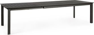 BIZZOTTO Riesiger, ausziehbarer Premium Gartentisch Konnor 200-300 x 110 cm - Anthrazit