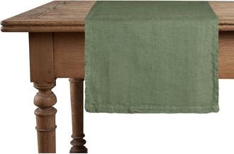 Puro Lino Runner 45x230 Pure Linen Olive