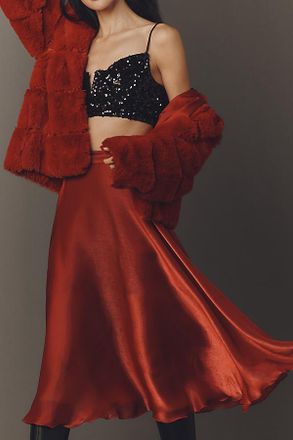 Bl^nk London Marea Shine Midi Skirt