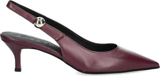 Furla Slingback pumps met puntige neus - Paars