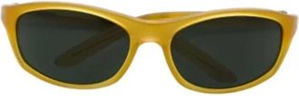 Valentino Pre-owned Acetate sunglasses - Dames - Vintage Accessoires - Geel - ONE Size - Vintage