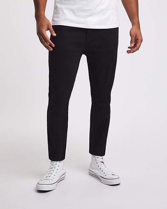 Jacamo Black Skinny Fit Stretch Jeans