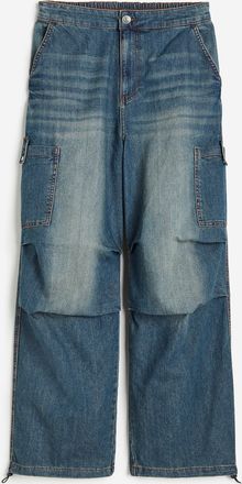 H&M Fallschirmhose aus Denim - Blue