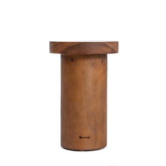 Bazar Bizar Mesa auxiliar de madera de teca