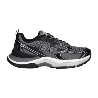 Emporio Armani Xk 446.X8X249 Sneakers - Heren - Sneakers - Grijs - 41 1/3 EU - Leer - Schoenen