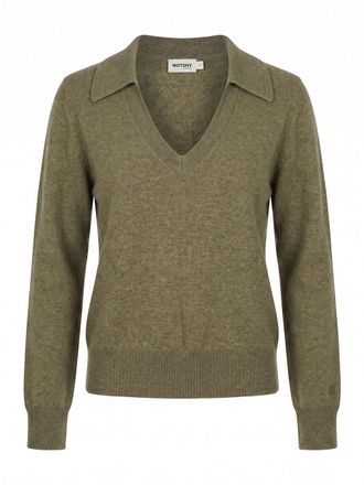Not Shy Palmer Polo Neck Sweater