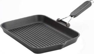 Risoli Parrilla Para Bistec De 26x26 Cm, Inducci&oacute;n, Risoli